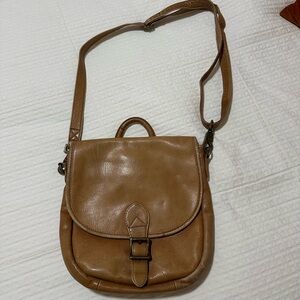 Hobo International Tan Leather Cross Body Purse